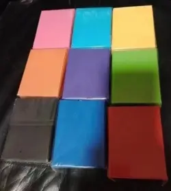 Multicoloured TCG Sleeves Trading Card Protectors Pack of 500 Brand New Sealed - Image 1