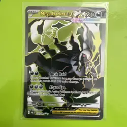 NM Mega Darkrai ex 101/084 Pitch Black Ultra Rare Pokemon Card - Image 2