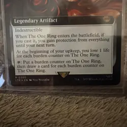 MTG | LTR | The One Ring | Extended Art | M380 | Legendary Artifact | Non-foil - Image 4
