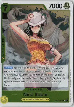 Nico Robin OP15-109 Rare Adventure on Kami's Island One Piece Foil Near Mint - Image 1
