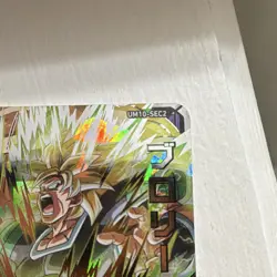 Bandai Super Dragon Ball Heroes Broly: BR UM10-SEC2 Secret Rare Holo JP - Image 5