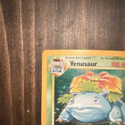 Wizards of the Coast Venusaur 15/102 Base Set Holo Rare English 1999 - Image 5