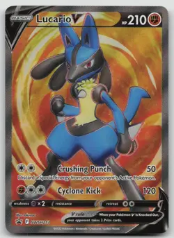 Lucario V Holo Promo SWSH: Sword & Shield Promo Cards SWSH213 NM - Image 1
