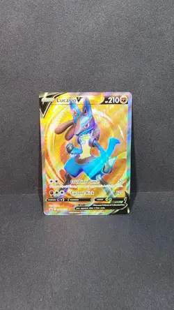Lucario V SWSH213 SWSH: Sword & Shield Promo Cards Holo - Image 1