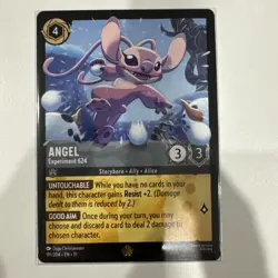 Disney Lorcana Winterspell 191/204 Angel Experiment 624 Legendary - Image 1
