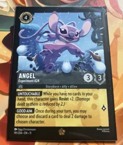 Disney Lorcana TCG- Angel Legendary Non Foil 191/204-Winterspell - Image 1