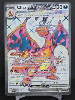 Pokemon Card Charizard ex 056 SV: Scarlet & Violet Rare Black Star Promo 2023 - Image 5