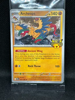 Pokemon TCG Archeops - 051/086 (Fossil Museum Exclusive Stamped Promo) Sealed! - Image 1
