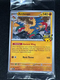 Pokemon TCG Archeops - 051/086 (Fossil Museum Exclusive Stamped Promo) Sealed! - Image 1