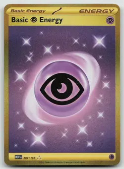 Pokemon Basic Psychic Energy 207/165 151 Hyper Rare Holo NM - Image 1