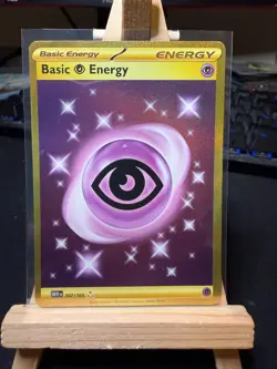 Pokemon TCG Basic Psychic Energy 207/165 - Hyper Rare Gold - 151 - NM - Image 1