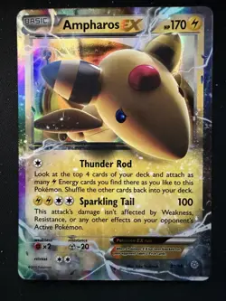 Ampharos EX - 2015 Pokemon XY Ancient Origins 27/98 NM - Image 1