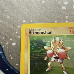 Pokemon Card Hitmonchan 7/102 4th Print Holo Rare Base Set 1999-2000 WOTC - Image 2