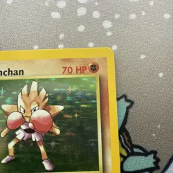 Pokemon Card Hitmonchan 7/102 4th Print Holo Rare Base Set 1999-2000 WOTC - Image 3