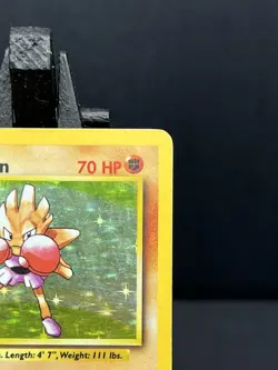 Pokemon Card - Hitmonchan 7/102 Holo Rare Base Set WOTC HP - Image 3