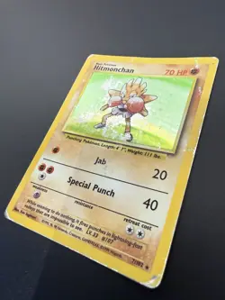 Hitmonchan 7/102 | Base Set | Holo Rare Pokemon Card | HP - Image 2