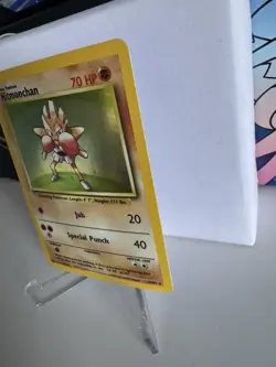 Pokemon TCG Hitmonchan Base Set Holo Rare Card 7/102 NM Condition - Image 4
