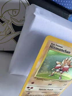 Pokemon TCG Hitmonchan Base Set Holo Rare Card 7/102 NM Condition - Image 5