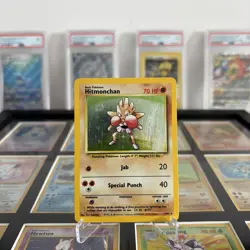 Hitmonchan 7/102 Base Set Holo Rare 1999 Vintage Pokemon Card - Image 2
