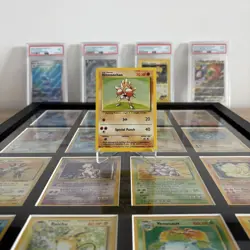Hitmonchan 7/102 Base Set Holo Rare 1999 Vintage Pokemon Card - Image 1