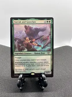 Surrak and Goreclaw #337 MTG March of the Machine MOM Foil Near Mint - Image 1