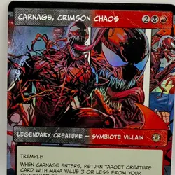 MTG Carnage Crimson Chaos Marvel SPM Spider Man Foil 0227 Rare MTG - Image 1