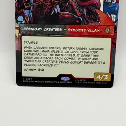 MTG Carnage Crimson Chaos Marvel SPM Spider Man Foil 0227 Rare MTG - Image 3