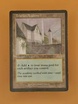 MTG Tolarian Academy - Urza’s Saga (1998) Rare Legendary Land - Magic The Gather - Image 1