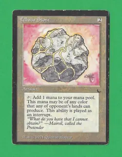 1994 Magic the Gathering - Fellwar Stone - The Dark MTG - Image 1