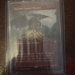 Ancient Copper Dragon MTG Battle for Baldur's Gate Mythic Rare Card - Image 1