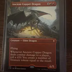 Ancient Copper Dragon MTG Battle for Baldur's Gate Mythic Rare Card - Image 3
