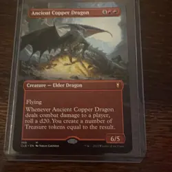 Ancient Copper Dragon MTG Battle for Baldur's Gate Mythic Rare Card - Image 4