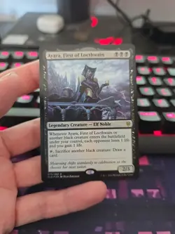 MtG: Ayara, First of Locthwain - Throne of Eldraine - Foil - Near Mint - Image 1