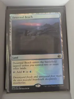 MTG Innistrad Midnight Hunt Deserted Beach NM Foil (Rare) - Image 1