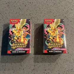 Pokemon TCG Mega Evolution Ascended Heroes Booster Bundle Box Lot of (2) SEALED - Image 1