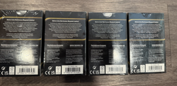 Lot of 4 Pokemon TCG Mega Evo Pitch Black Booster Bundle New Factory Sealed 4X - Image 2