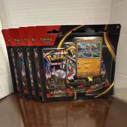 Pokemon TCG Mega Evolution Pitch Black Blister Lot Of (5) Sealed in hand 🔥🔥 - Image 1