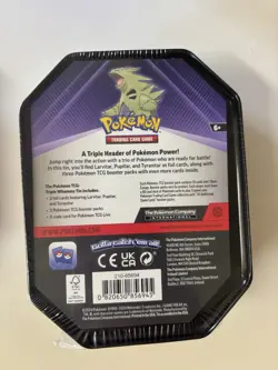 Lot Of 3 Pokemon TCG Darkrai & Tyranitar Tins Sealed w/ Pro &Mega Evolution Tin - Image 2