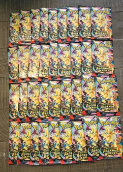 36 Pokemon TCG Ascended Heroes Sealed Booster Packs Lot - Image 1