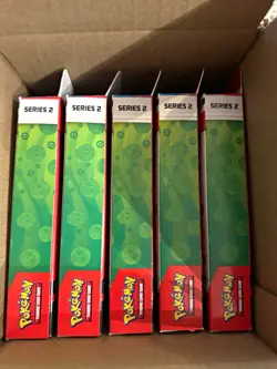 Pokemon Pokemon Trading Card Game Series 2 Sealed Box Lot - 5 Boxes Total - Image 1