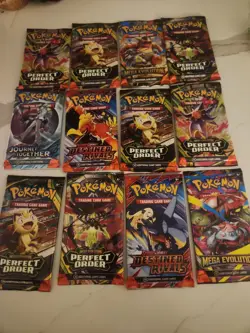 Pokemon TCG Booster Pack Lot (12) New & Sealed Ready to Ship In Hand - Image 1