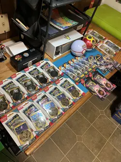 Offical Pokemon TCG Variety Lot - Sealed Blisters/Booster Packs & Tin Assortment - Image 1
