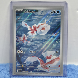 Pokemon Pitch Black Goldeen Illustration Rare Holo 087/084 70 HP English TCG - Image 1