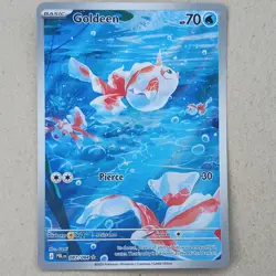 Goldeen 087/084 Pitch Black Illustration Rare Full Art Holo Pokemon Card - Image 2
