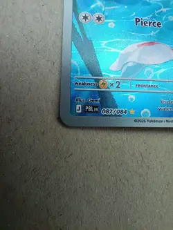 Goldeen 087/084 Pitch Black Illustration Rare Full Art Holo Pokemon Card - Image 5