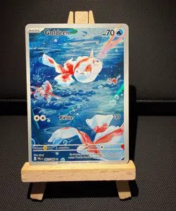Pokemon TCG Goldeen Illustration Rare 087/084 Pitch Black Full Art Holo English. - Image 1
