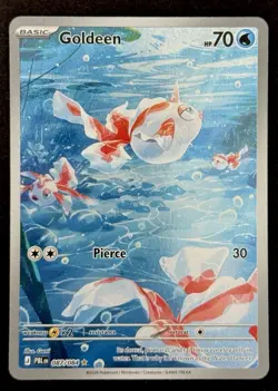 2026 Pokemon Goldeen Illustration Rare 087/084 Pitch Black EN - Image 1