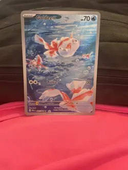 Goldeen 087/084 Illustration Rare Pitch Black Pokemon Holo Near Mint - Image 1