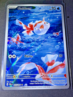Goldeen 087/084 Illustration Rare Pitch Black Pokemon Holo Near Mint - Image 1