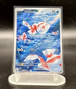 Goldeen 087/084 Illustration Rare Pitch Black Pokemon Holo Near Mint - Image 1